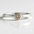 Anello in oro con Diamante Champagne I2 (KM by Juwelo)