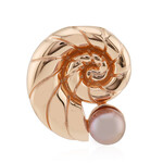 Ciondolo in argento con Perla Ming Porpora (TPC)