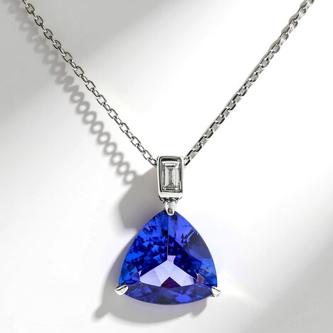 Collana in oro con Tanzanite AAA (CIRARI)