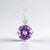 Pendentif en argent et Quartz azur