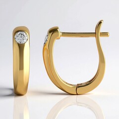Orecchini in oro con Diamante IF (D) (Annette)