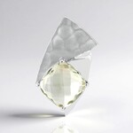 Ciondolo in argento con Ametista Verde (Pallanova)