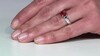 Anillo en oro con Piedra del sol de Oregón