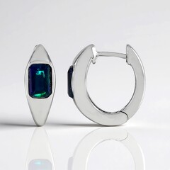 Orecchini in argento con Opale Mezezo