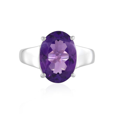 Sibirischer Amethyst-Silberring