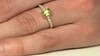 Anillo en oro con Zircón amarillo