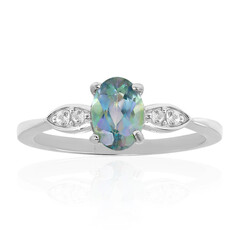 Bluegreen Mystic Topaz Silver Ring