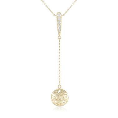Zirkon-Goldcollier (Ornaments by de Melo)