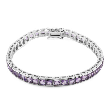Amethyst-Silberarmband