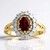 Anello in oro con Rubellite Brasiliana AAA
