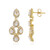 Petalite Silver Earrings