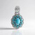 Ciondolo in argento con Turchese