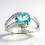 Anello in argento con Fluorite Braldu (Pallanova)