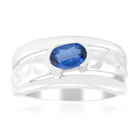 Nepalesischer Kyanit-Silberring (Pallanova)