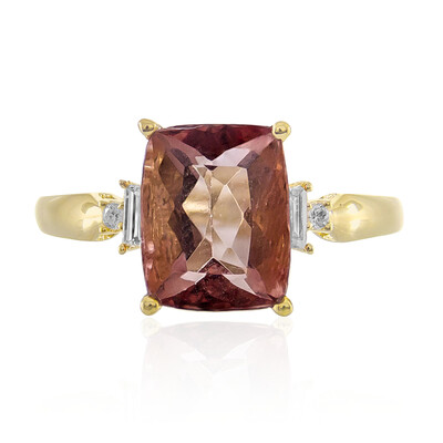 Bague en or et Fluorite rouge (CIRARI)