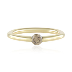9K I2 Champagne Diamond Gold Ring (de Melo Gold)