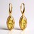 Orecchini in argento con Ambra Baltica Limone (dagen)