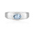 Brasilianischer Aquamarin-Silberring