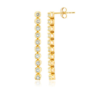 Orecchini in argento con Topazio Blu Cielo