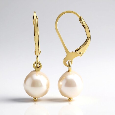 Orecchini in argento con Perla Akoya (TPC)