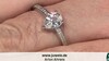 Bague en argent et Zircon