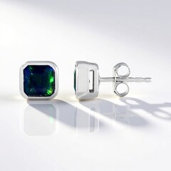 Orecchini in argento con Opale Mezezo