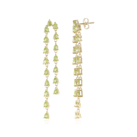 Orecchini in argento con Peridoto