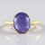 Anello in argento con Tanzanite