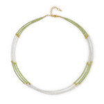 Collar en plata con Peridoto