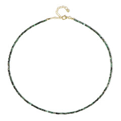 Sambia-Smaragd-Silberhalskette