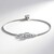 Bracciale in argento con Topazio Bianco (Adela Silber)