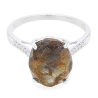 Anello in argento con Quarzo Dinosauro