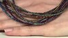Collar en plata con Hematita cobriza (Riya)