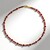 Collana in argento con Onice Rossa
