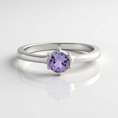 Anello in argento con Tanzanite (non riscaldata)