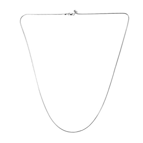 Catenina a serpente regolabile con cursore in argento 925  - 61 cm - 5,07 g