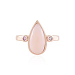 Anillo en plata con Ópalo rosa (KM by Juwelo)