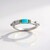 Anello in argento con Turchese Sleeping Beauty (Faszination Türkis)