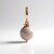 Pendentif en argent et Jaspe zèbre rose (MONOSONO COLLECTION)