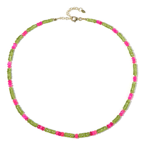 Collier en argent et Opale rose d'Éthiopie (Riya)