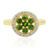 Russischer Diopsid-Silberring