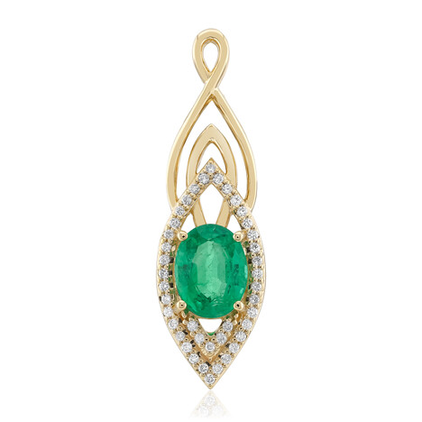 Ciondolo in oro con Smeraldo Zambia (de Melo)
