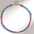 Collana in argento con Opale Blu dell'Etiopia