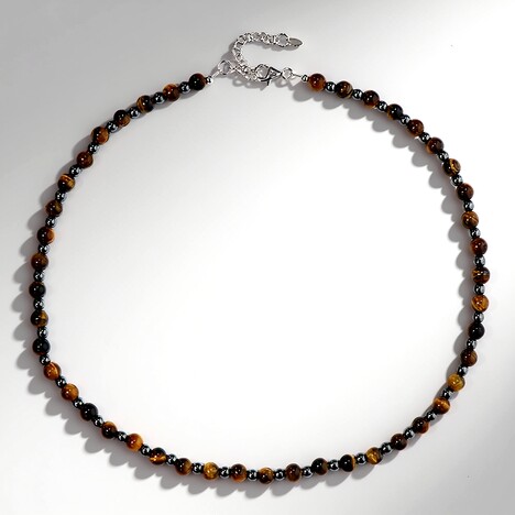 Collana in argento con Occhio di Tigre