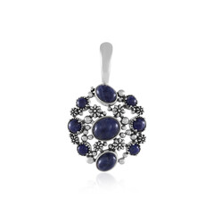 Sodalite Silver Pendant (Desert Chic)