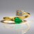 Anello in oro con Smeraldo Zambia AAA (CIRARI)