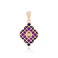Mandarin Zircon Silver Pendant