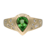 AAA-Kenianischer Tsavorit-Goldring (CIRARI)