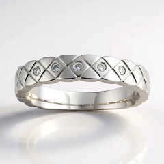 Anello in argento con Diamante I1 (G)