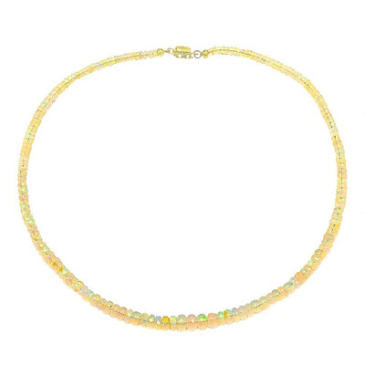 Collier en argent et Opale Welo